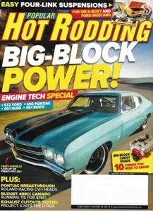 POPULAR HOT RODDING 2009 JUNE - EASY 4-LINK SUSPENSION, PONTIAC-BUICK-OLDS POWER - Imagen 1 de 1