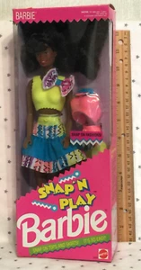 VINTAGE 1991 Mattel A/A Snap'N'Play BARBIE #3556 - NIB (O64) - Picture 1 of 17