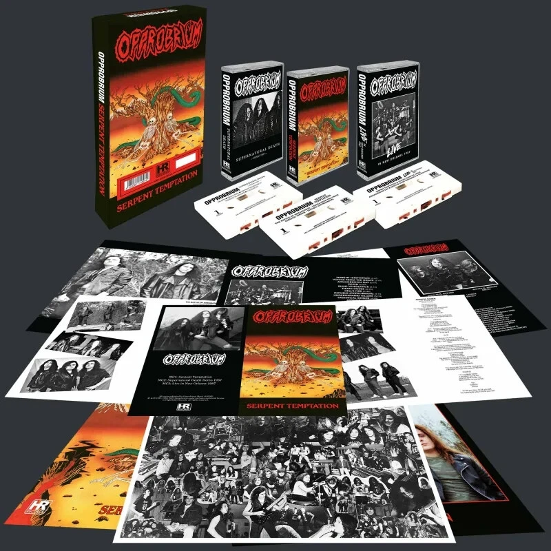 OPPROBRIUM Serpent Temptation 3 x cassette tape BOX Incubus morbid angel DEATH - Image 1 of 1