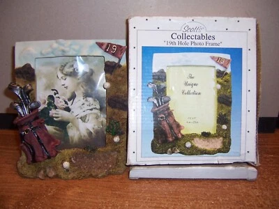 NIB VINTAGE SCOTT'S COLLECTABLES -19th Hole Photo Frame - Image 1 of 4