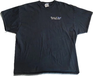 GOOD- Size 3XL Men's Port & Company Short Sleeve T-Shirt Rock N Roll Las Vegas - Picture 1 of 9