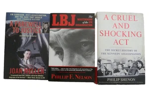 THREE (3) books on the JFK ASSASSINATION by Nelson;Mellen; Shenon - Bild 1 von 8