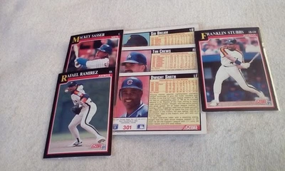 1991 Score  Baseball part. set 300-399  Pick cards that you may want/need. - Image 1 of 4