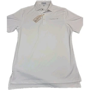Peter Millar MEN'S S CROWN SPORT ME0EK01S WHITE NEW EMPLOYEE 3RD PARTY PORSCHE - Picture 1 of 19