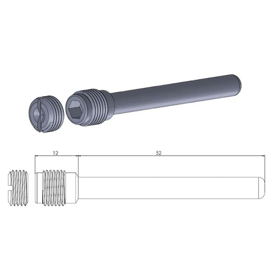 Moto-Master Bremsbelag Gleitstift (für: Yamaha FZ1 N RN165 06-10 hinten )