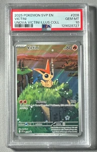 Pokémon SVP 208 Victini 2025 PSA 10 ilustración graduada rara promoción Unova 727 - Imagen 1 de 2