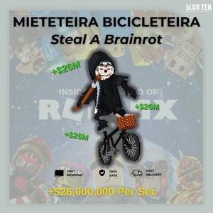 Mieteteira Bicicleteira | All Secrets | Brainrot |  24/7 DELIVERY SAB - Picture 1 of 1