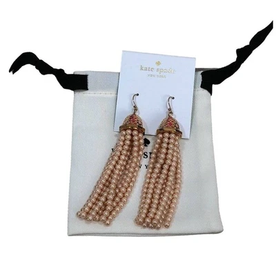 Kate Spade New York rambling rose lantern earrings Pink Multi Tassel Earrings - Image 1 of 4