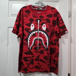Bathing Ape T Shirt Red Men’s Size 2XL Made In Japan (See Measurements In Pics) - Picture 1 of 8