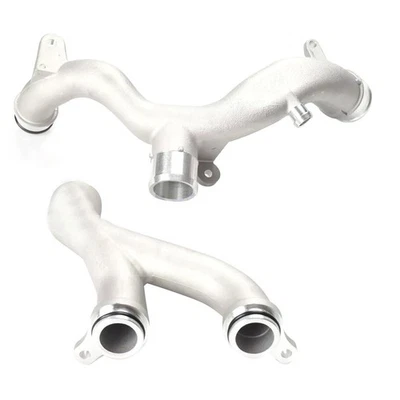 2PCS Engine Upgraded Metal Coolant Crossover Pipe For Land Rover LR092992 - Image 1 of 4