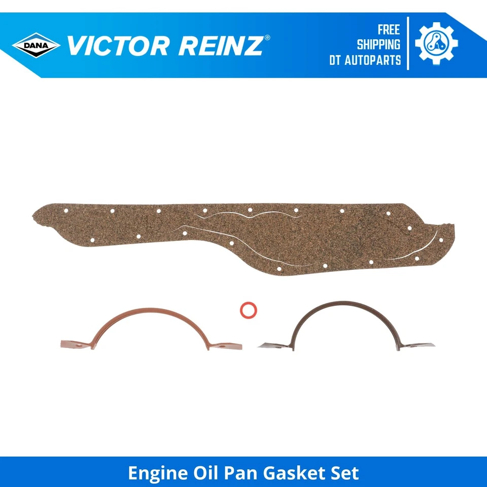 Juego de juntas de cárter de aceite para motor Ford Courier 1977-1982 2,3 L L4 Victor Reinz 1978 Foto 1 de 1