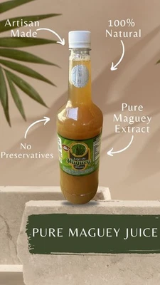 Jugo de Maguey 100% Puro - Bebida Artesanal Natural - Jugo de Maguey Natural Foto 1 de 2