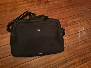 Solo - Urban Laptop Briefcase For Laptop - Black/Orange Pre Owned - Picture 1 of 3