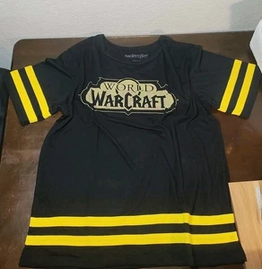 WeLoveFine World of Warcraft Unisex T Shirt Top Black Yellow Size 3XL - Picture 1 of 7