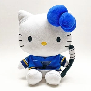 St. Louis Blues Sanrio Hello Kitty NHL Hockey Plüsch Thema Nacht Gewinnspiel 8 Zoll - Bild 1 von 4