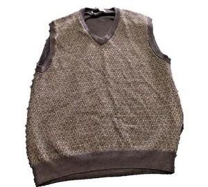 Chaleco DE COLECCIÓN Brooks Brothers Hombres Talla M Argyle Italiano Lana Merino Preppy - Imagen 1 de 9