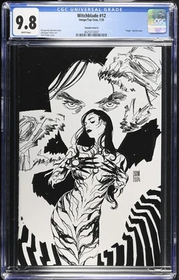 Witchblade #12 - Dani 1:25 Retailer Incentive Virgin Sketch Cover - CGC 9.8 - Image 1 of 2