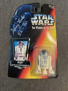 R2-D2 Kenny Baker Signed Figure STAR WARS Power of the Force Kenner 1995 - Picture 1 of 3