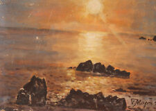 1992 Seascape oil painting signed