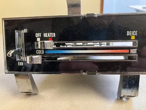 1971 Impala only Heater Defroster (DEICE) Face Control Panel w/o Air NOS 3992109 - Picture 1 of 11