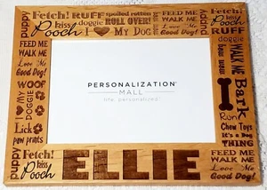 "Ellie" Dog Picture Frame Photo Frame 3.5"x5" Personalization Mall Statements - Picture 1 of 12