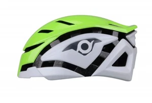 Now FURI Adult Aerodynamic Bicycle Helmet Neon Green/White S/M - Picture 1 of 5