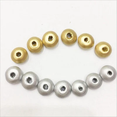 DIY 500X Wooden Spacer Beads DIY Baby crafts Makeing Necklace Wood Beads 12mm  - Image 1 of 3