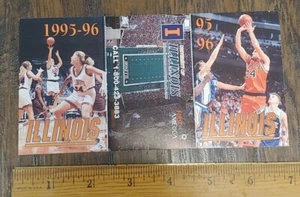 1995-96 Fighting Illini University Illinois horario de baloncesto para hombre y mujer - Imagen 1 de 2