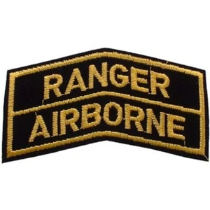 MILITARY PATCH-ARMY,TAB,RANGER ABN (3”x1-5/8")- PM0812 - Picture 1 of 1