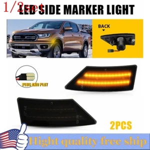Red Rear Side Marker Lights Fit For 08-2014 Dodge Challenger/11-14 Charger 2/4/6 - Picture 1 of 22