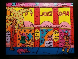 Sloppy Joe's Key West Acrylic on Canvas - Picture 1 of 4