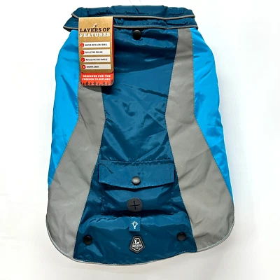NWT Arcadia Trail 3 in 1 Multiwear Blue Dog Coat w/ Removable Sherpa Liner Sz XL - Image 1 of 4