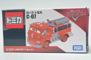 TAKARA TOMY TOMICA Disney Pixar Cars Red Fire Engine truck C-07 - Picture 1 of 1