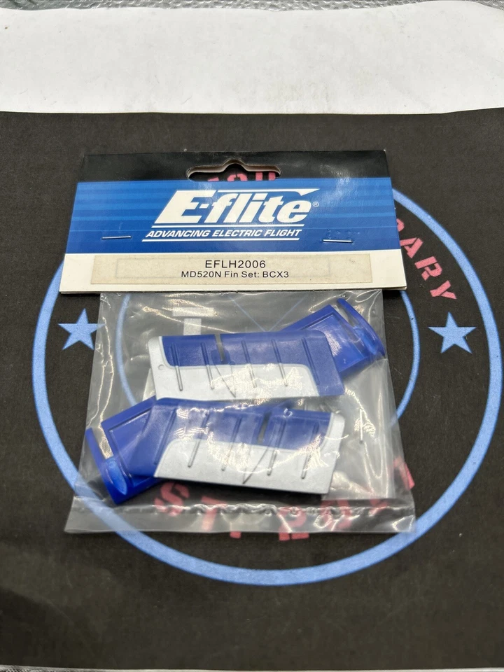 E-Flite. EFLH2006. MD520N Fin Set. BCX3 - Image 1 of 1