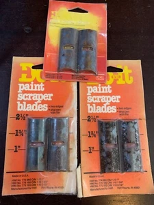 FARBSCHABER KLINGEN 2,5" - 2 Kanten - schärfen mit Feile - Posten x3 Stück Do It 775193 - Bild 1 von 2