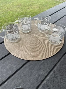 4 Vintage Currier & Ives Kaffeetassen - Bild 1 von 2