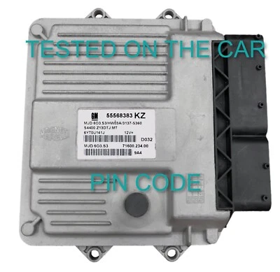 Opel Corsa D 1.3 CDTI ECU 55568383 KZ 55568383KZ MJD603.S3, PIN garanzia 100% - Immagine 1 di 3