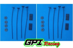 2 × Universal JDM Electric Radiator Fan Mount Mounting kit Strap Tie fans Line - Picture 1 of 12