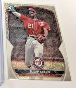 2023 BOWMAN CHROME SHIMMER ELIJAH GREEN NATIONALS - Picture 1 of 1