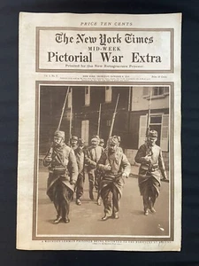 1914 Oct 8 Mid-Week Pictorial New York Times BOY SCOUTS Vol 1 No 5 - Picture 1 of 9