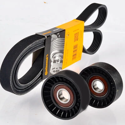 CONTITECH 6PK2175 Keilrippenriemen + Rolle für Fiesta V mit Klimaanlage FORD - Bild 1 von 4