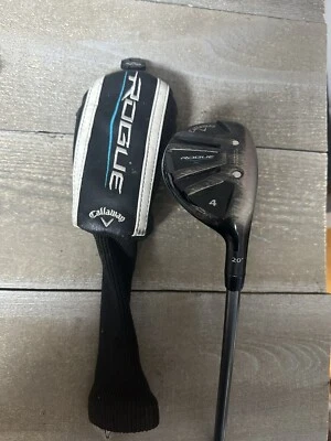 Callaway Rogue X 20° 4 Hybrid Regular Flex Synergy Graphite Shaft 40.5” RH - Image 1 of 4