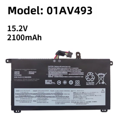 Batería para portátil Lenovo Thinkpad T570 T580 P51S P52S 01AV493 Foto 1 de 4