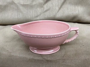 Interstate Sunrise Ware Pink Gravy Dish Gravy Creamer 7" x 3.5" 3" tall - Picture 1 of 11