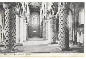 Vintage Postcard - Scotland, Dunfermline abbey the nave - Picture 1 of 2
