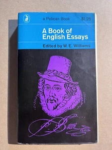 A BOOK OF ENGLISH ESSAYS by W.E. Williams vintage 1963 Pelican paperback - Bild 1 von 5