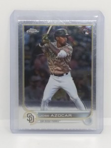 2022 Topps Chrome Update #USC46 Jose Azocar Rookie Card