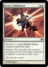 CENN'S ENLISTMENT X 4 E/X+ EVENTIDE MAGIC THE GATHERING