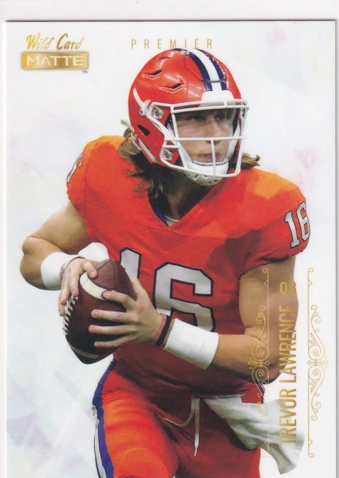 2021 WILD CARD MATTE RC TREVOR LAWRENCE JACKSONVILLE JAGUARS ROOKIE BZ-2137 - Изображение 1 из 1