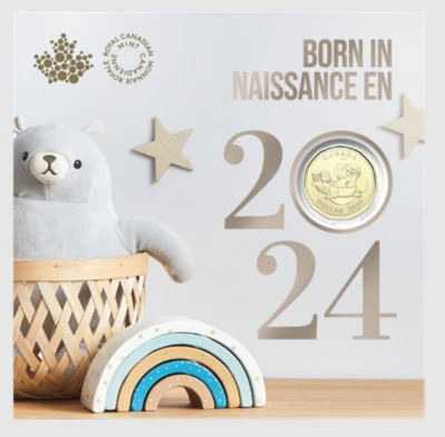 2024 Canada BABY Uncirculated set - special loonie - King Charles obverse - Image 1 of 4